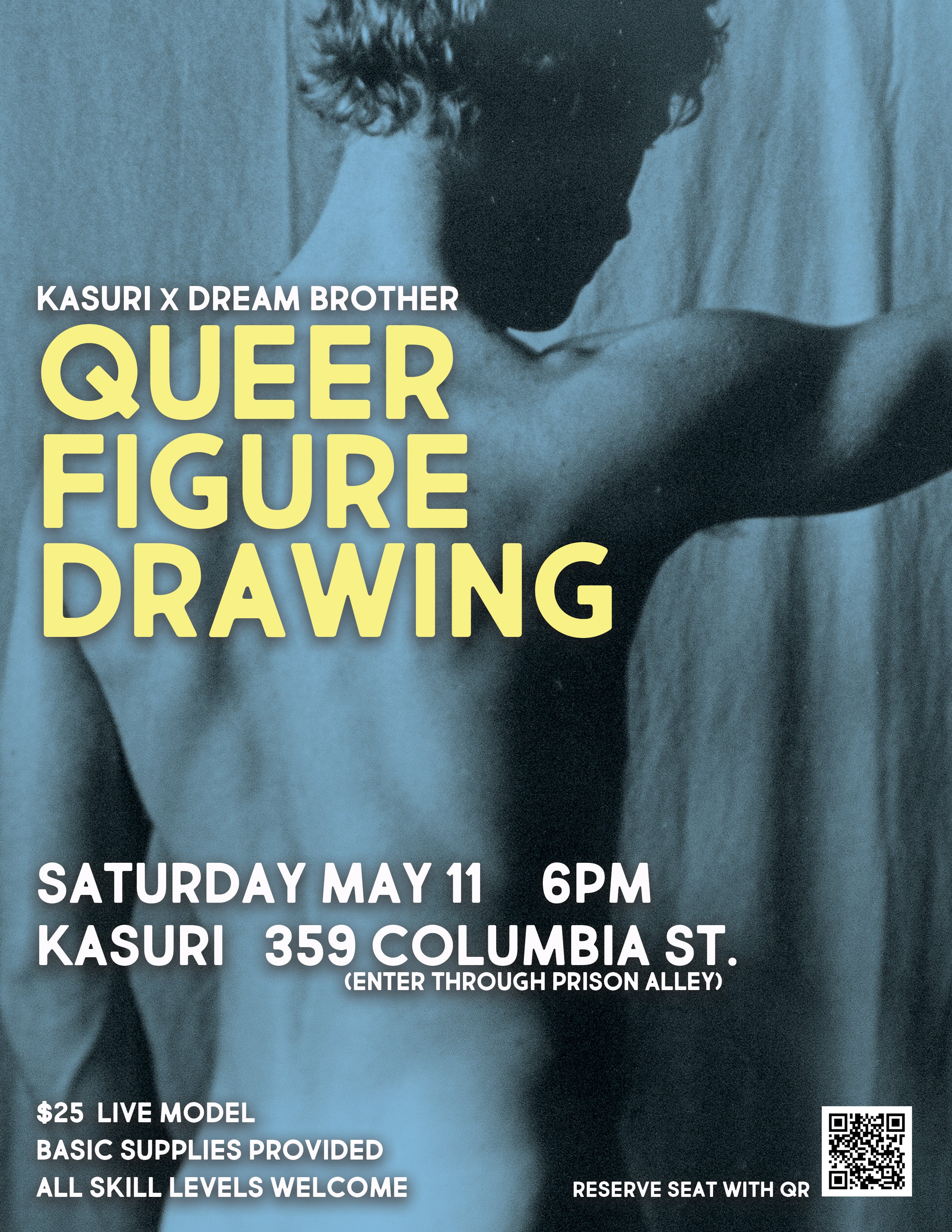QUEER FIGURE DRAWING GROUP Figure Drawing Class Dream Brother   